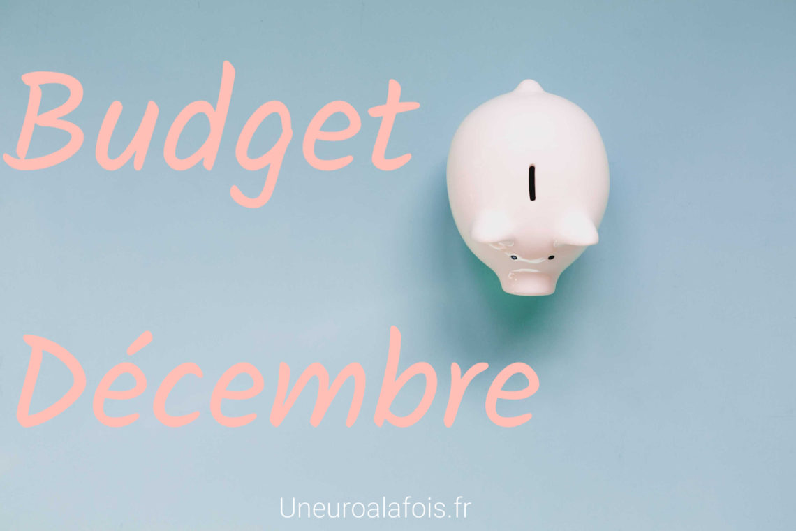 budget reel pour le mois de decembre